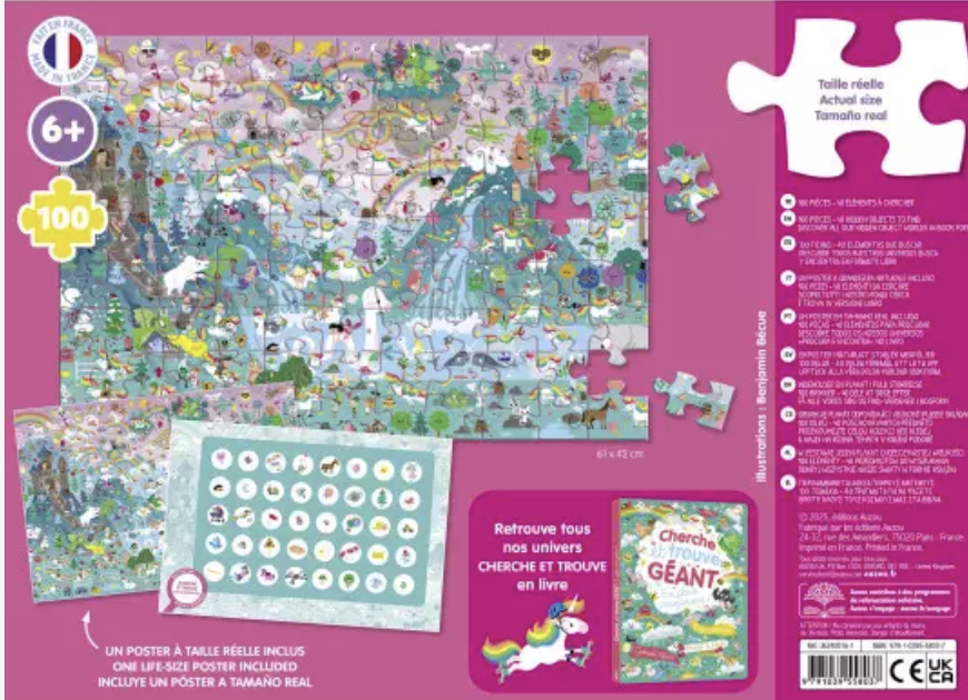 Puzzle - Cherche et trouve - Licornes