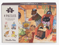 4 mini puzzles des repas - Les Minouchkas