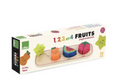Encastrement en bois - J'apprends à compter les fruits