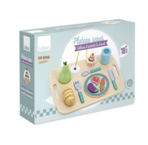 Jeu d'éveil en bois - Plateau repas multi activités