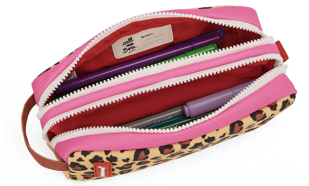 Trousse scolaire - Double compartiment - Leopard 7