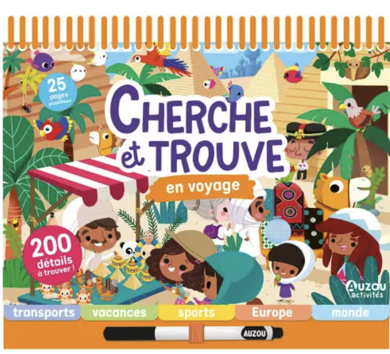 Bloc notes - Cherche et trouve - En voyage