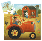 Puzzle - Le tracteur 16 pièces