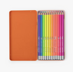 12 crayons de couleurs néon - Les Schmouks