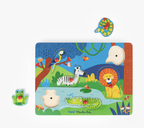 Puzzle sonore animaux en bois - Les Toupitis