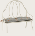 Banc vintage, Miniature, blanc cassé