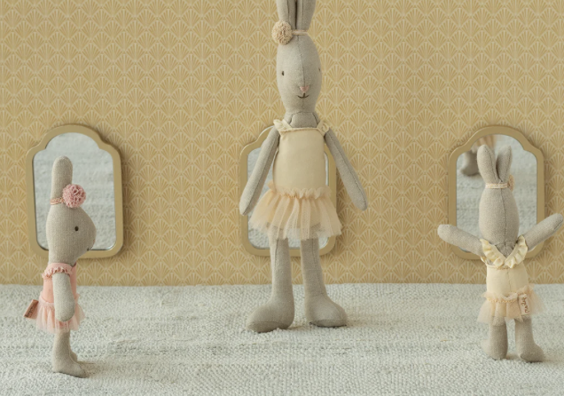 Lapin, Size 1- Body et tutu crème