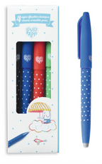 4 stylos effaçables classique
