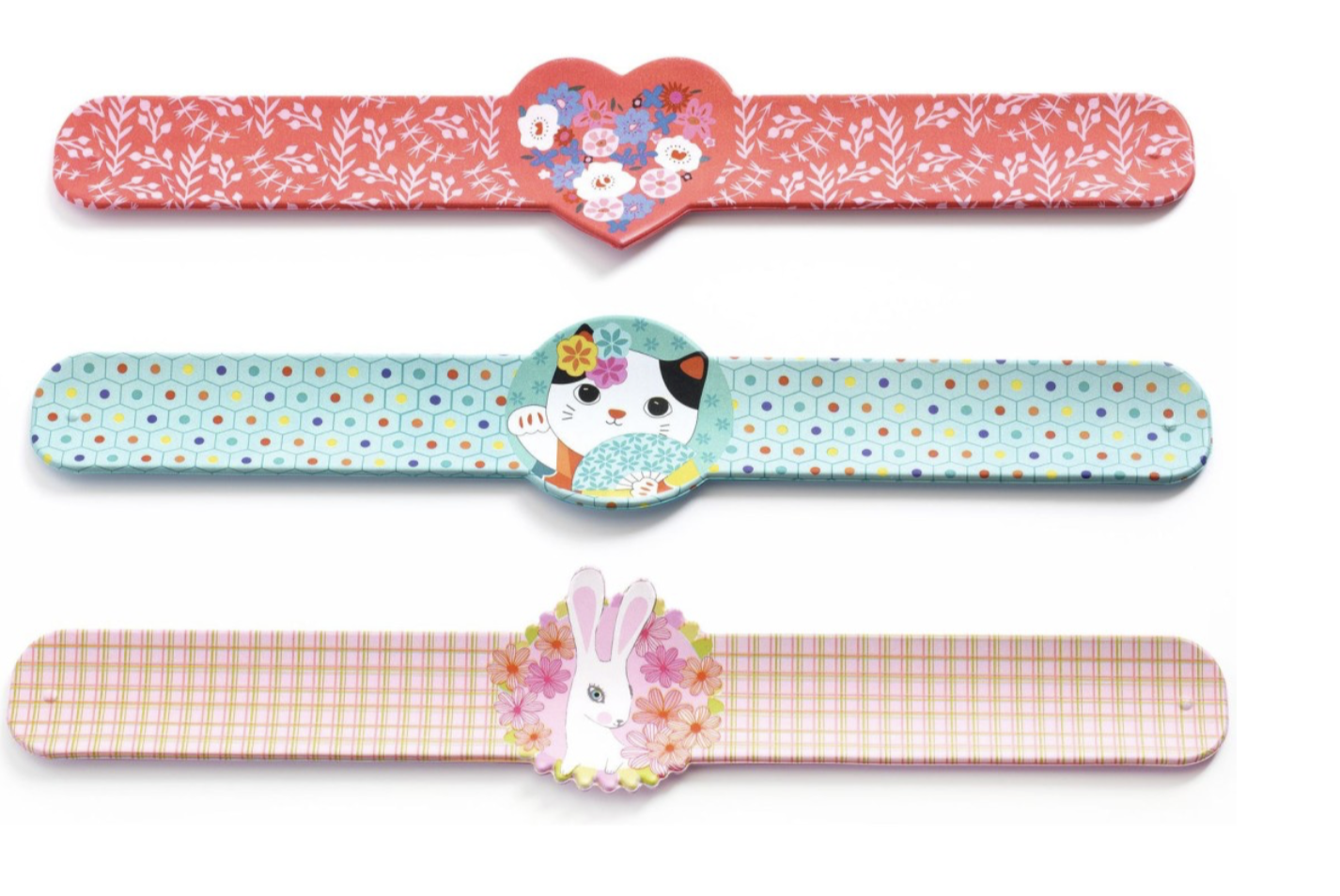 Bracelet enrouleur - Chat - Lapin - Coeur