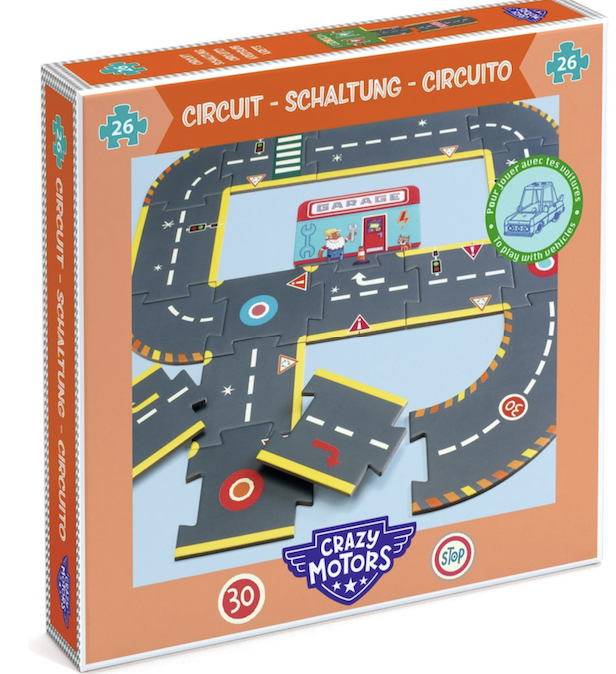 Crazy Motors - Puzzle circuit 26 pièces