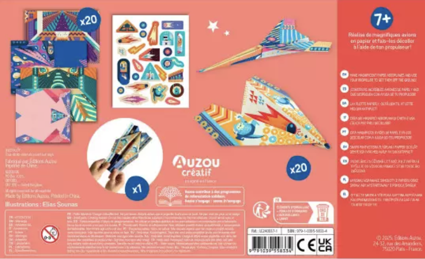 Ma pochette d’artiste - Mes avions en papier