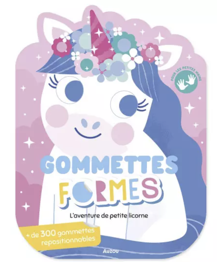 L'aventure de petite licorne - Gommettes formes