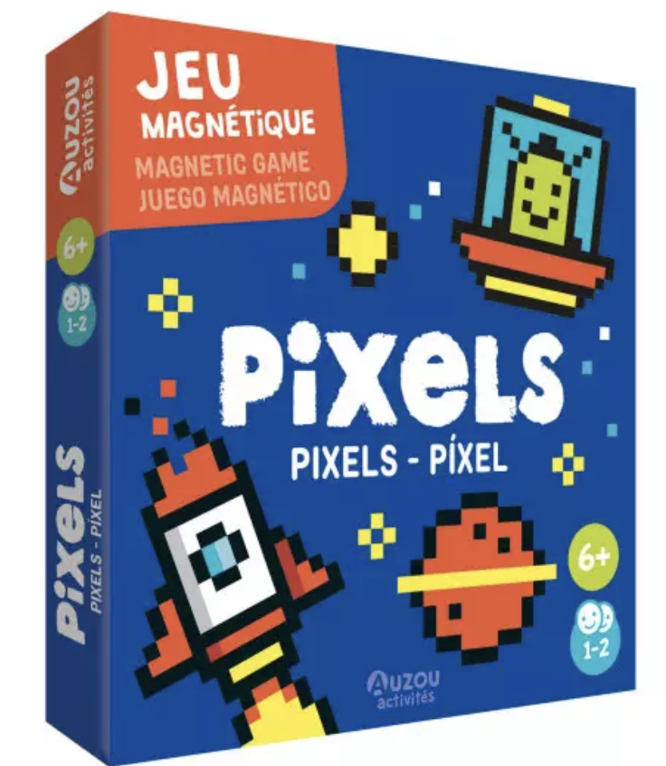 Jeu magnétique -Pixels