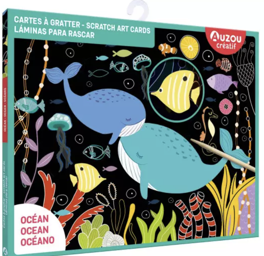Ma pochette d’artiste - Cartes à gratter - Ocean