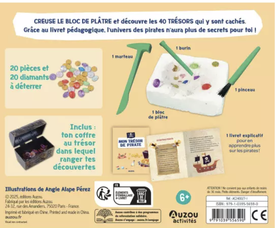 Mon trésor de pirate à déterrer