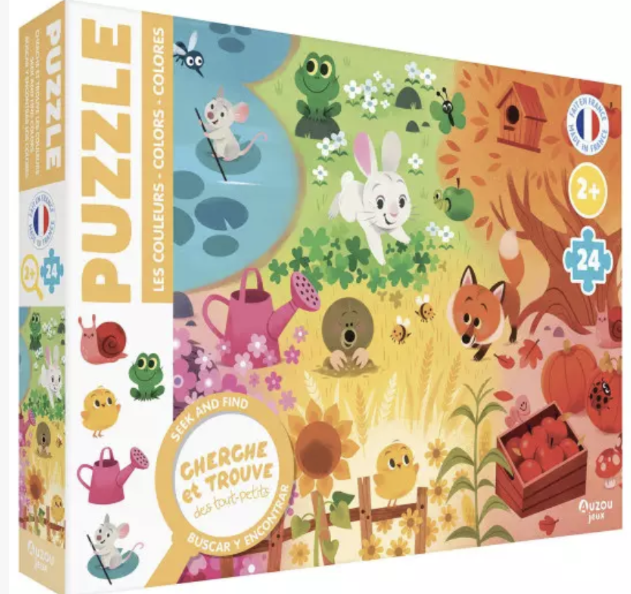 Puzzle - Cherche et trouve des touts petits - Les couleurs