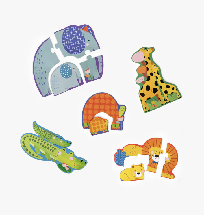 Puzzles évolutifs animaux - Les Toupitis