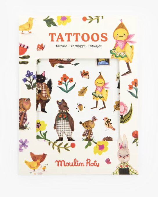 Set de tattoos Moulin Roty - Différents modèles