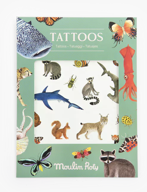 Set de tattoos Moulin Roty - Différents modèles