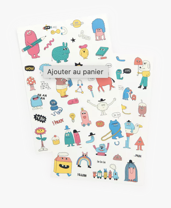 Set de tattoos Moulin Roty - Différents modèles