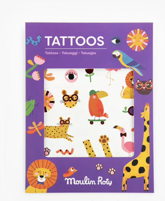 Set de tattoos Moulin Roty - Différents modèles