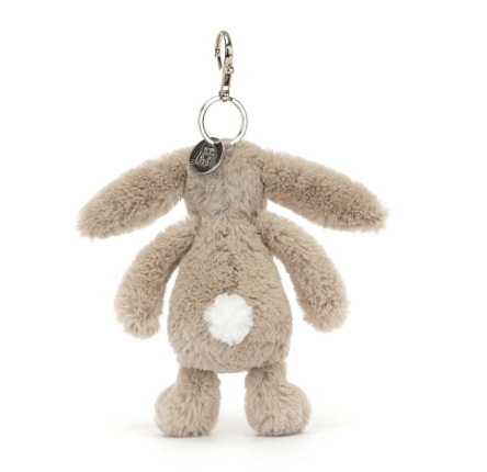 Porte clé - Lapin Bashful beige