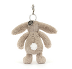Porte clé - Lapin Bashful beige