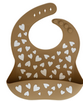 Bavoir en silicone - Fall In Love - Camel