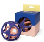 Set de 2 balles sensorielles silicone - Bleu et rose