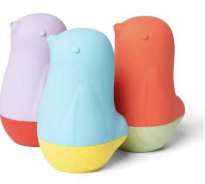 Jouet de bain - Oiseaux en silicone