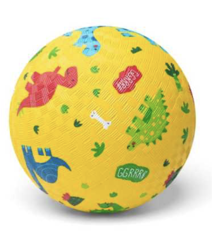 Ballon - Dinosaures jaune 18 cm
