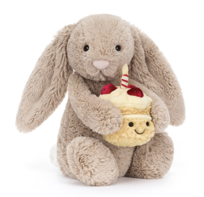 Bashful beige bunny - Birthday