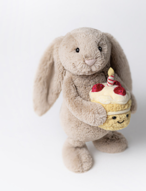 Bashful beige bunny - Birthday