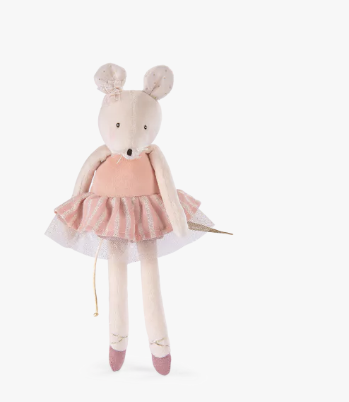 Peluche Souris Rose - La petite école de danse
