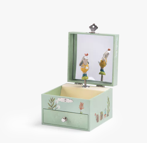 Boîte à musique coffret - Trois petits lapins
