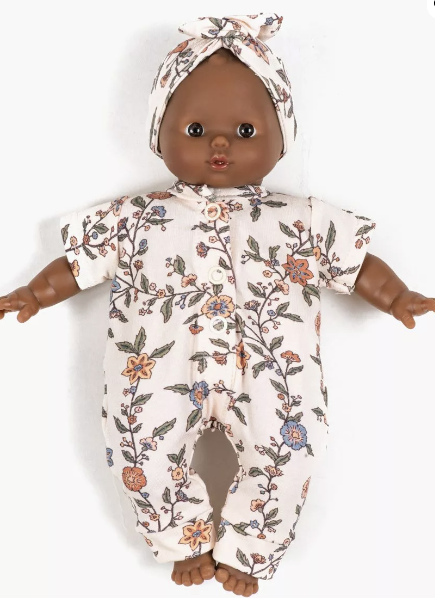 Babies - Combinaison Lili et son headband en jersey Gisèle