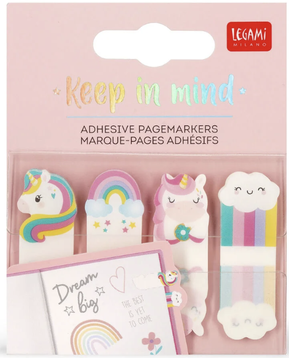 Marque pages adhésifs - Unicorn