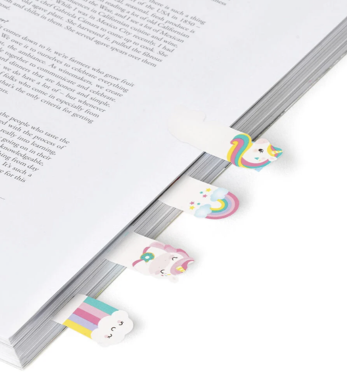 Marque pages adhésifs - Unicorn
