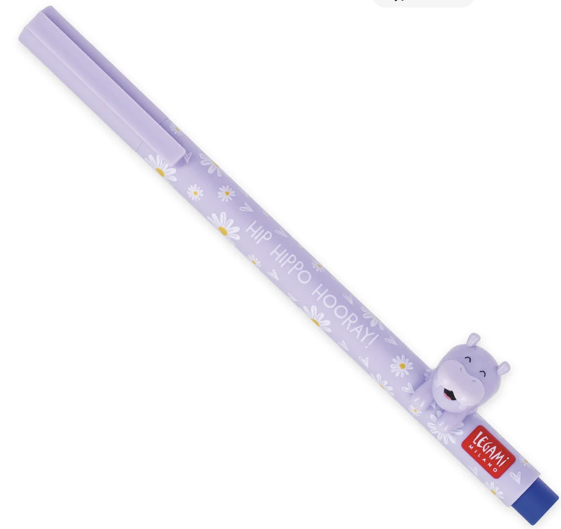 Stylo gel - Lovely Friends - Hippo