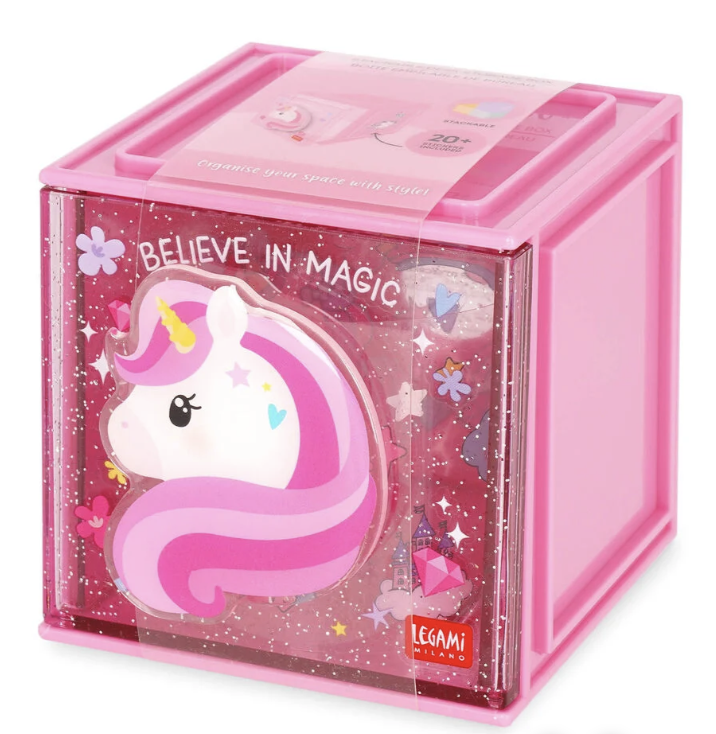 Boite empilable de bureau - Unicorn