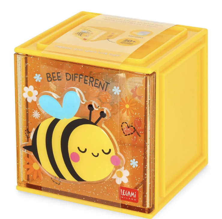 Boite empilable de bureau - Abeille