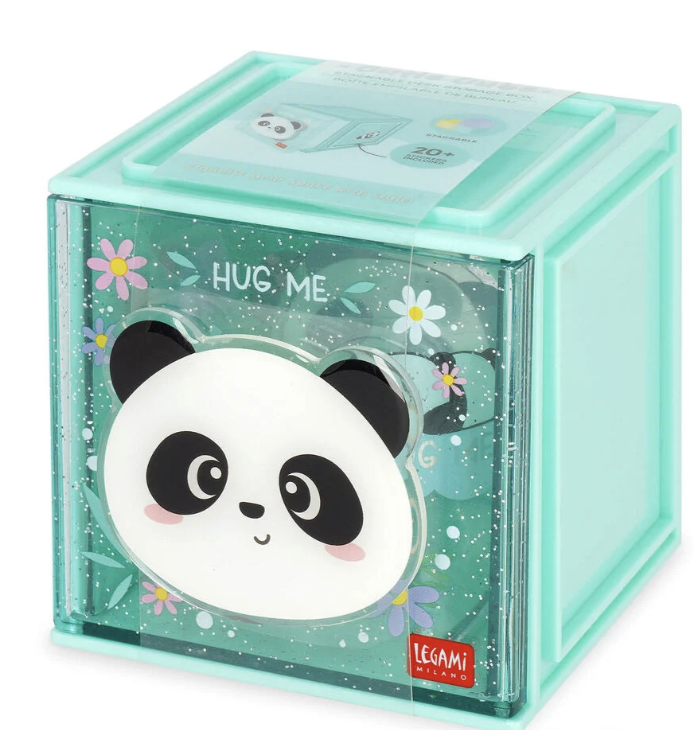 Boite empilable de bureau - Panda