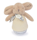 Lapin doudou - Veilleuse musicale culbuto beige