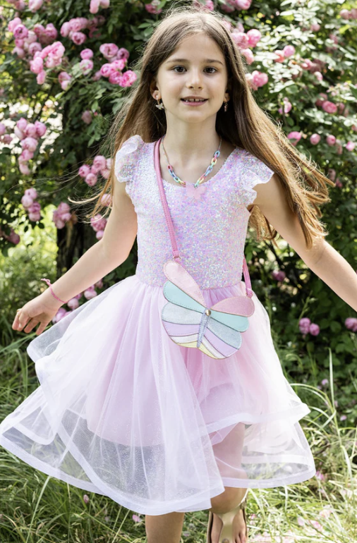 Déguisement - Robe paillettes rose Twirl - T5/6 ans