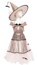 Déguisement - Robe de sorcière glamour avec chapeau - Différentes taille