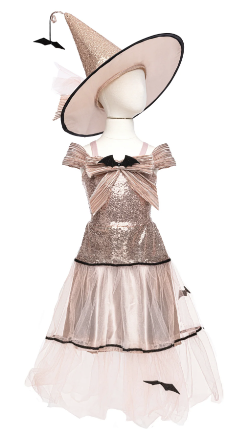Déguisement - Robe de sorcière glamour avec chapeau - Différentes taille
