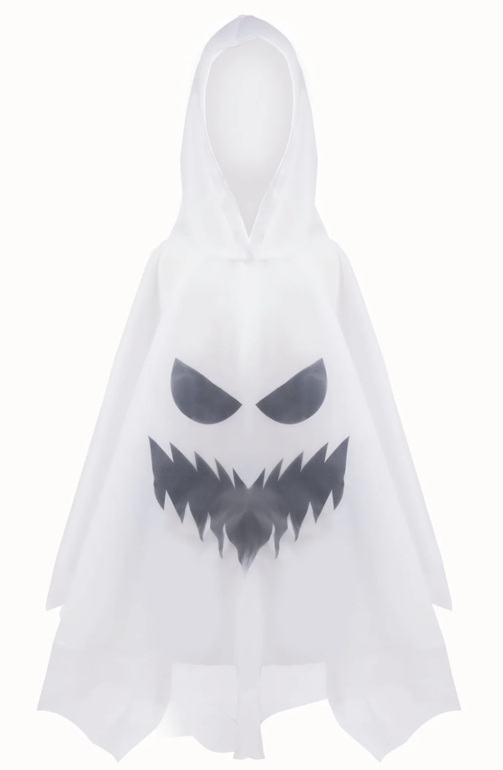 Déguisement - Poncho Fantôme - Taille 5/6 ans