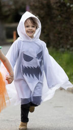 Déguisement - Poncho Fantôme - Taille 5/6 ans
