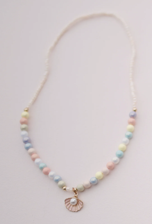 Collier Coquille Pastel