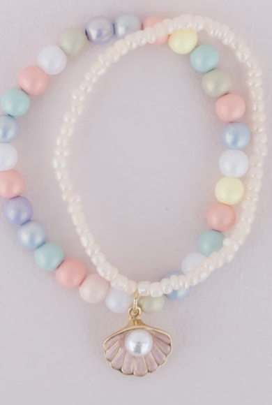 Bracelet Coquille Pastel